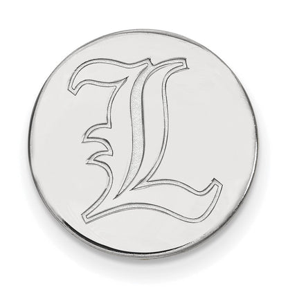 14K Weißgold Logoart University Of Louisville Buchstabe L Anstecknadel