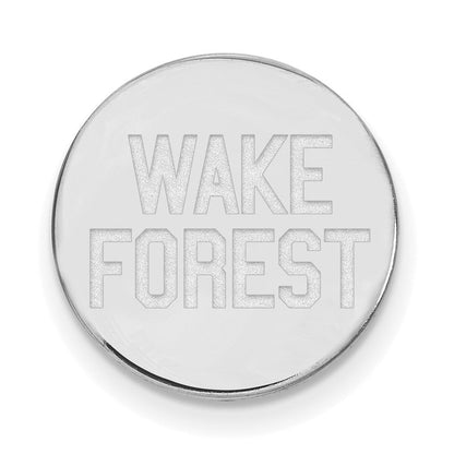 14K Weißgold Logoart Wake Forest University W-f Deacon Anstecknadel