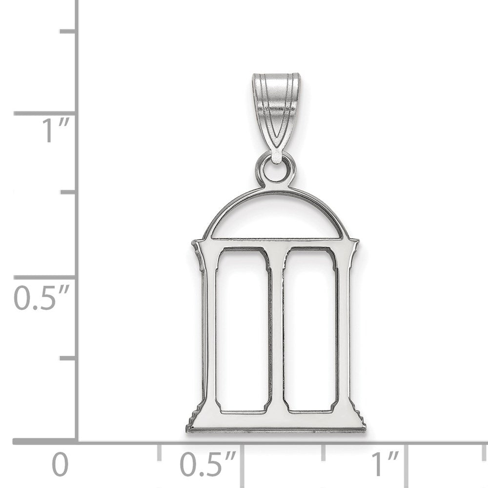 Sterlingsilber Rhodiniert Logoart University Of Georgia Arch Groß Anhänger