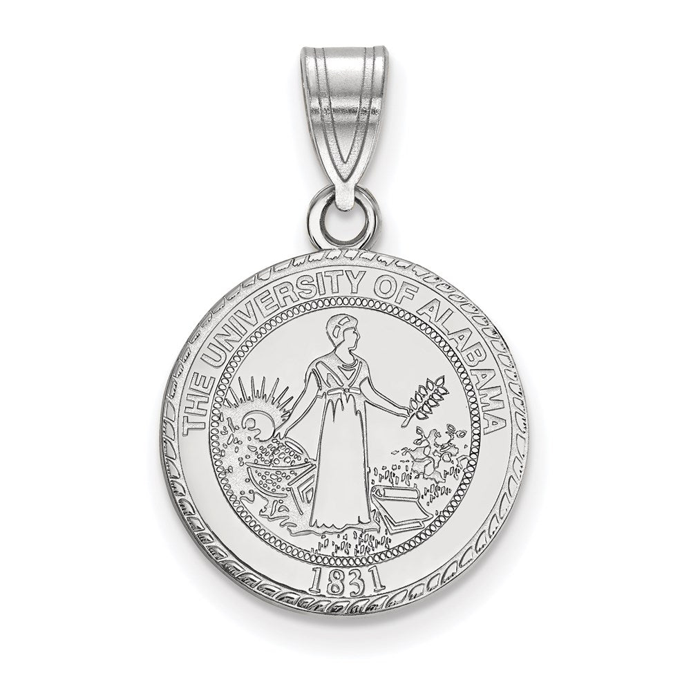 Sterlingsilber Rhodiniert Logoart University Of Alabama Mittel Wappen Anhänger