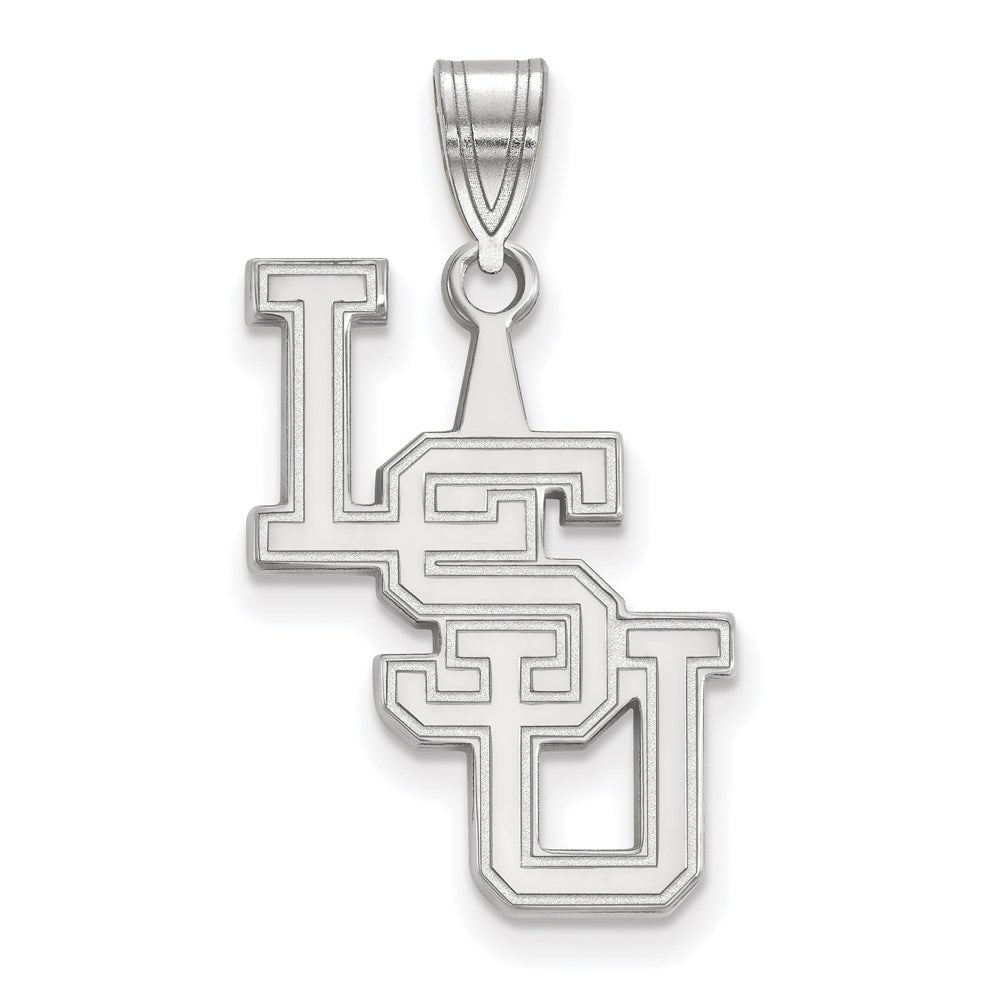 Sterlingsilber Rhodiniert Logoart Louisiana State University L S U Groß Anhänger