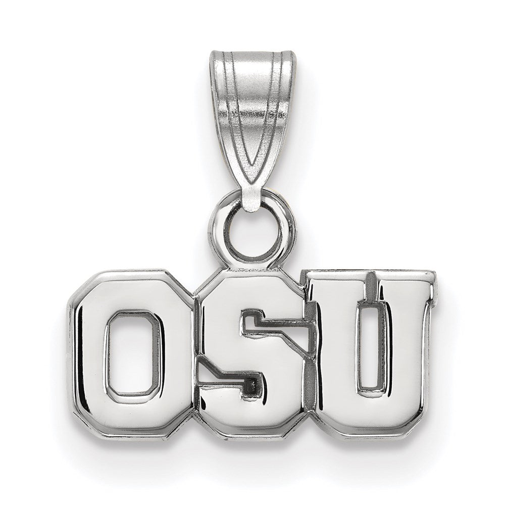 Sterlingsilber Rhodiniert Logoart The Ohio State University O S U Klein Anhänger