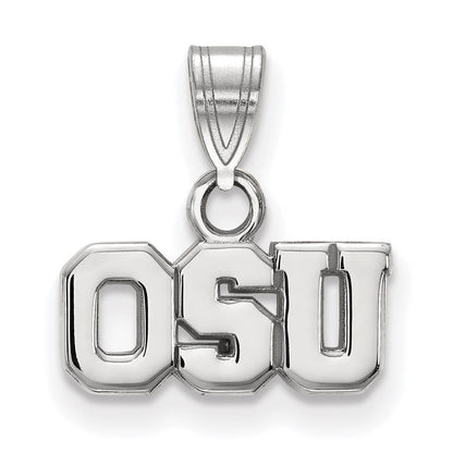 Sterlingsilber Rhodiniert Logoart The Ohio State University O S U Klein Anhänger