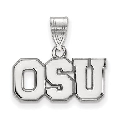 Sterlingsilber Rhodiniert Logoart The Ohio State University O S U Mittel Anhänger
