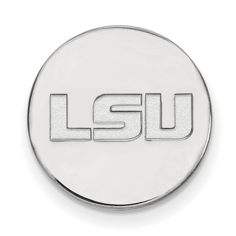 Sterlingsilber Rhodiniert Logoart Louisiana State University Anstecknadel