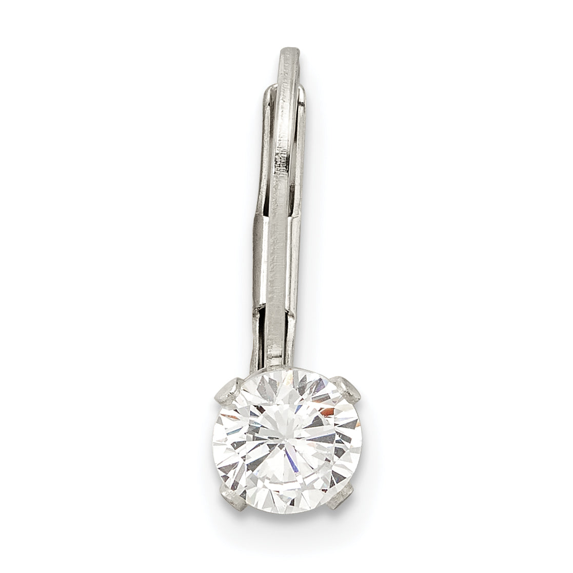 Sterlingsilber 5.0 Zirkonia Brisur Einfach Ohrring