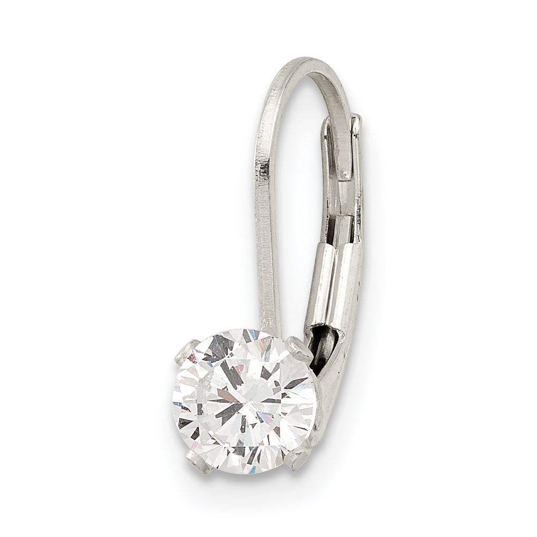 Sterlingsilber 5.0 Zirkonia Brisur Einfach Ohrring
