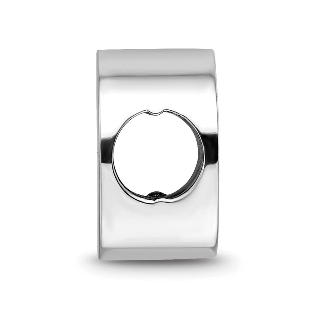 Sterlingsilber Rhodiniert Nhl Logoart Boston Bruins Emaille Perle