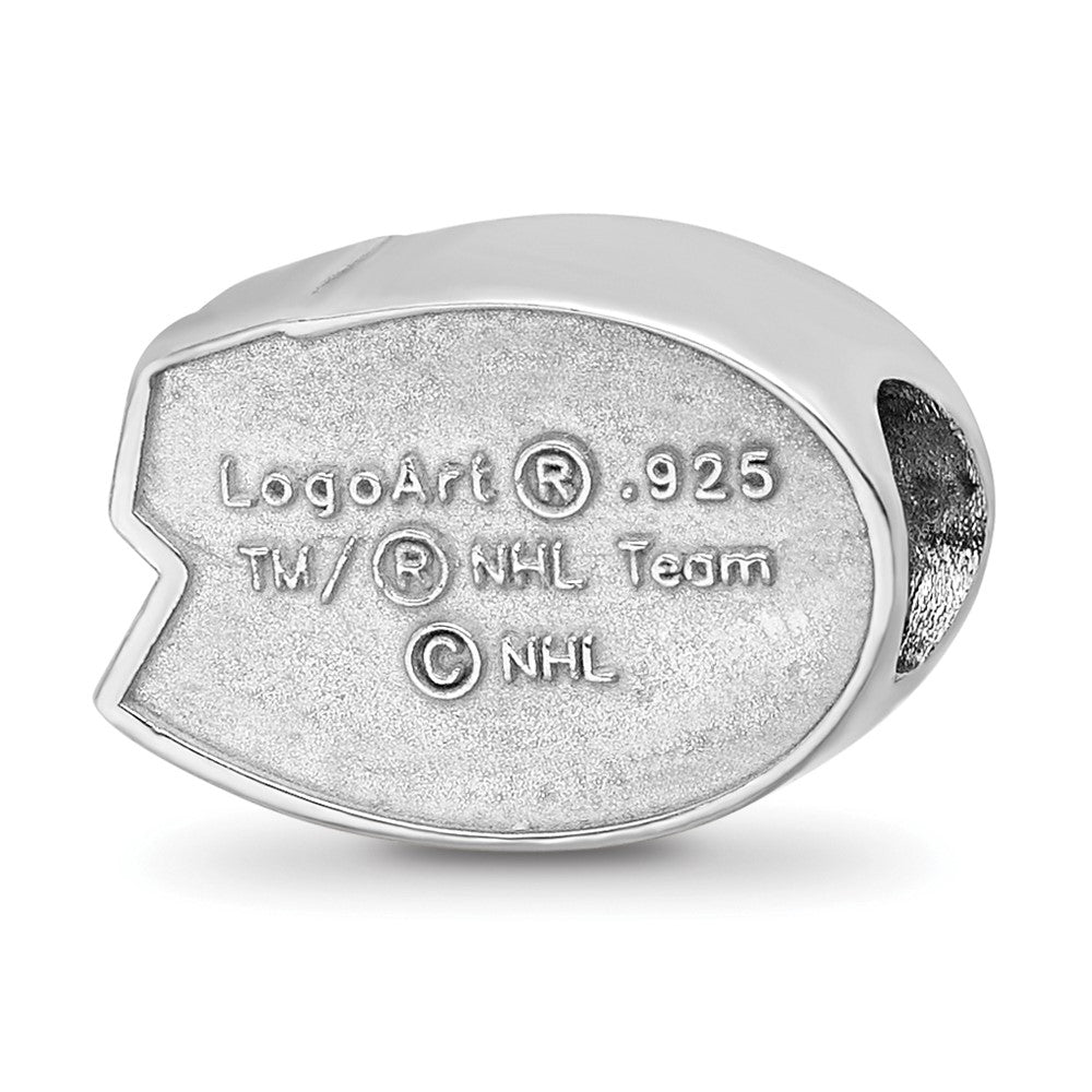 Sterlingsilber Rhodiniert Nhl Logoart Montreal Canadiens Emaille Perle