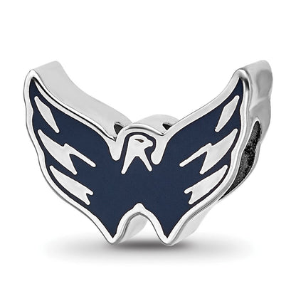 Sterlingsilber Nhl Logoart Washington Capitals Emailliert Logo Perle