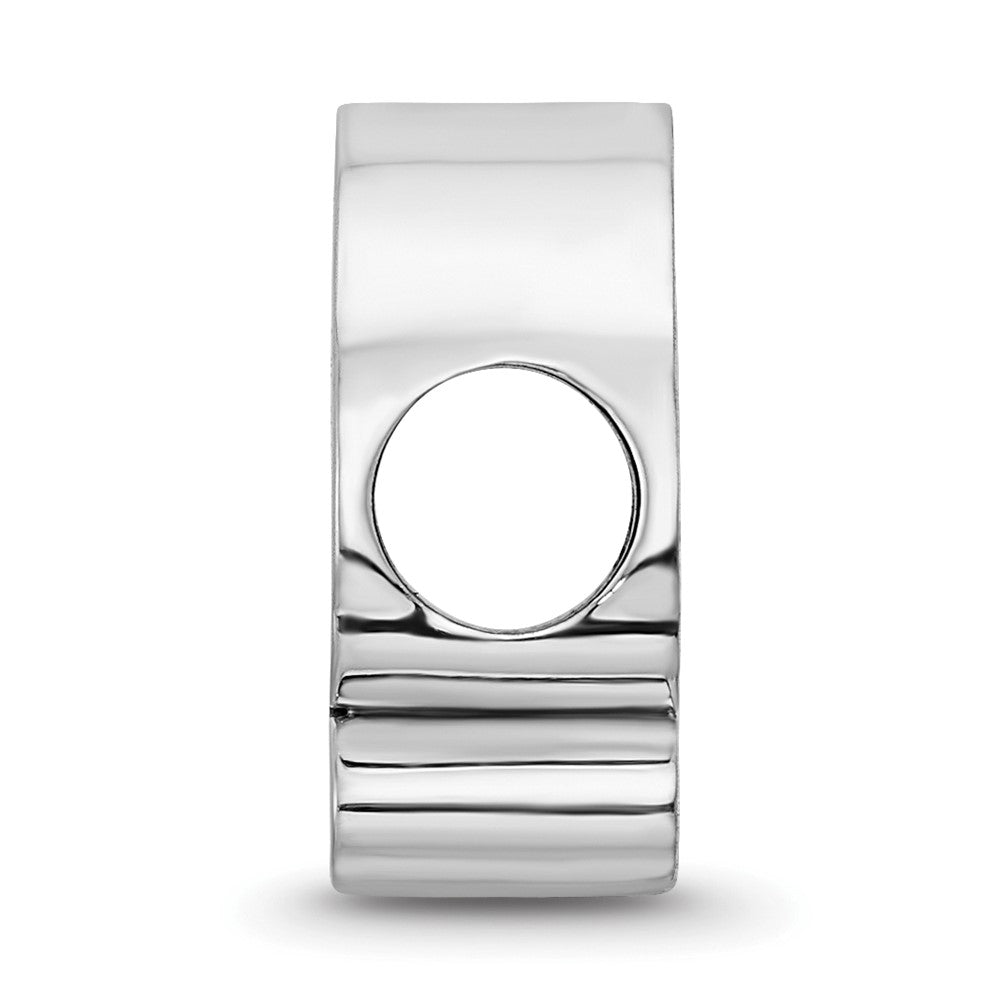Sterlingsilber Rhodiniert Logoart Ost Carolina University Emaille Perle