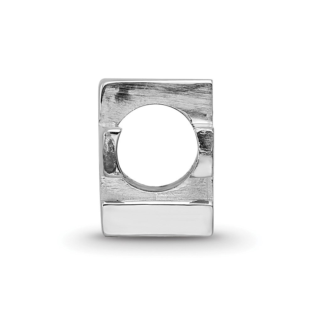 Sterlingsilber Rhodiniert Logoart Georgia Tech G-t Emaille Logo Perle