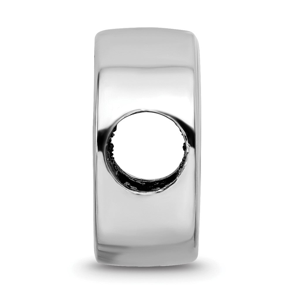 Sterlingsilber Rhodiniert Nhl Logoart Winnipeg Jets Emailliert Perle