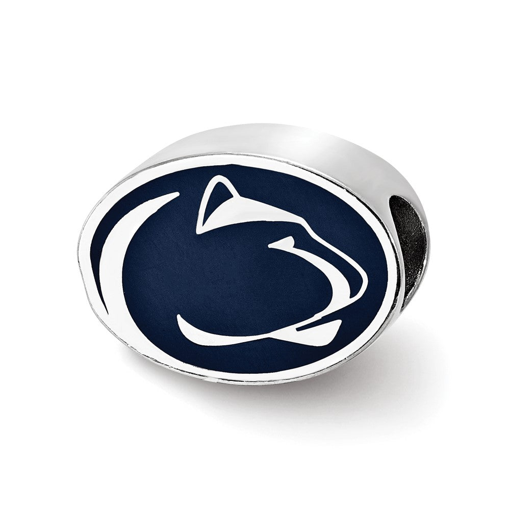 Sterlingsilber Penn State University Emailliert Perle