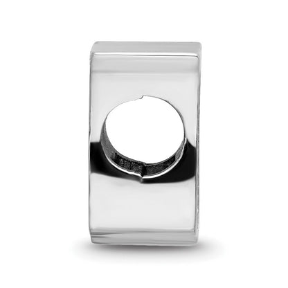Sterlingsilber Nhl Logoart New York Rangers Emailliert Logo Perle