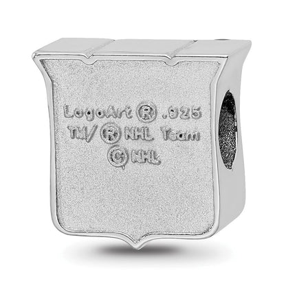 Sterlingsilber Nhl Logoart New York Rangers Emailliert Logo Perle