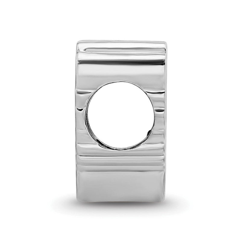 Sterlingsilber Rhodiniert Nhl Logoart Detroit Rot Flügel Emaille Perle