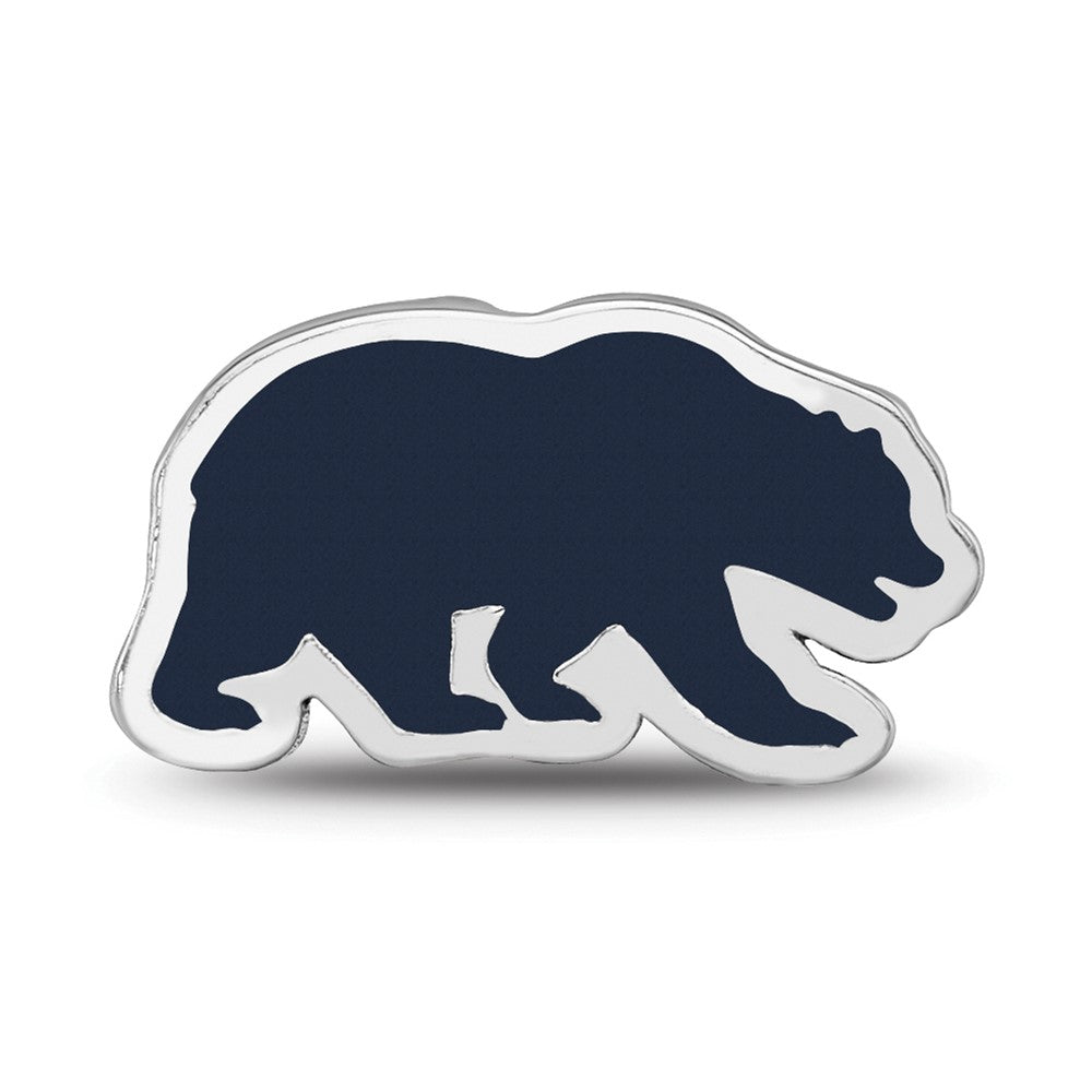 Sterlingsilber Rhodiniert Logoart U. Of California Berkeley Emaille Perle