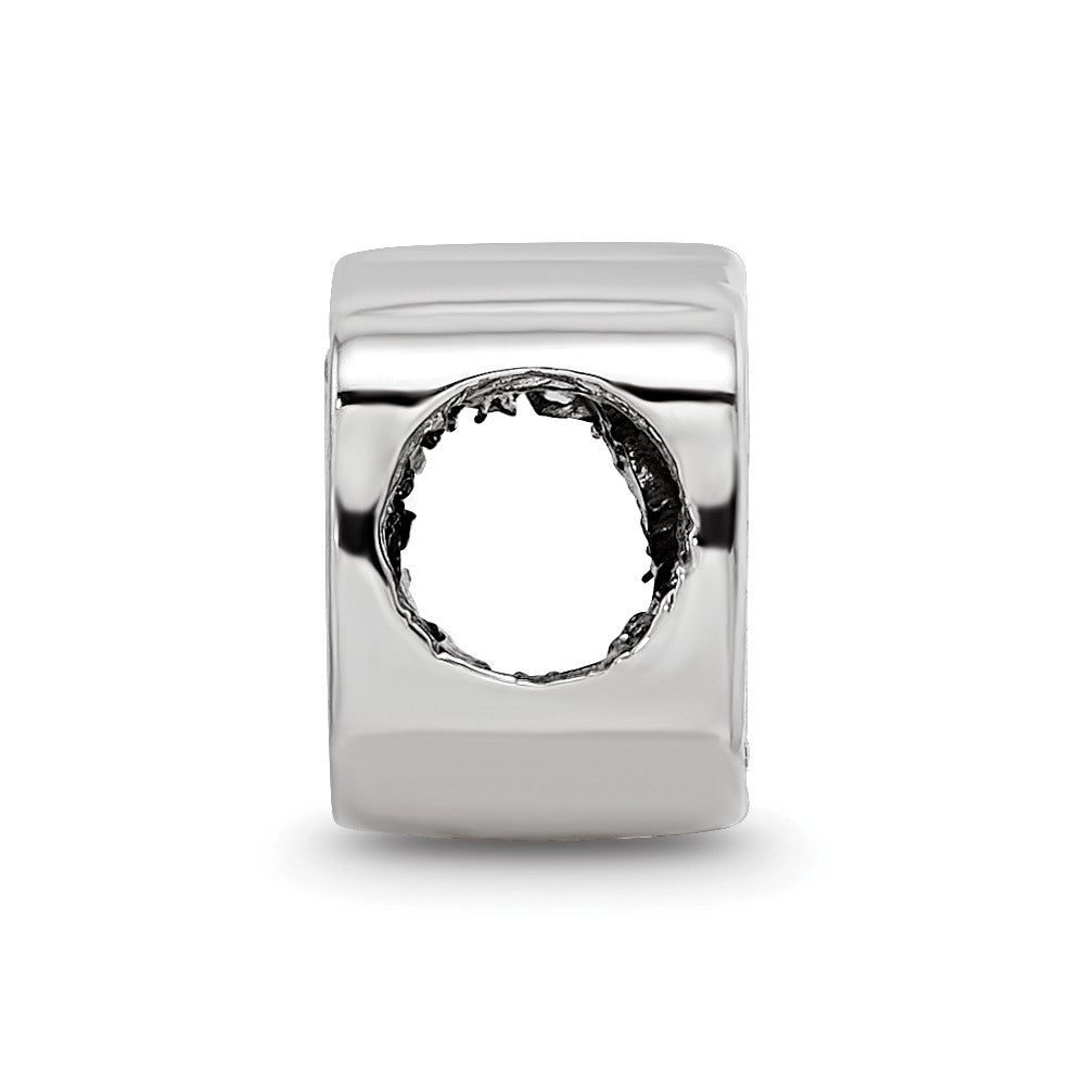 Sterlingsilber Rhodiniert Logoart U. Of Florida Gator Emaille Logo Perle