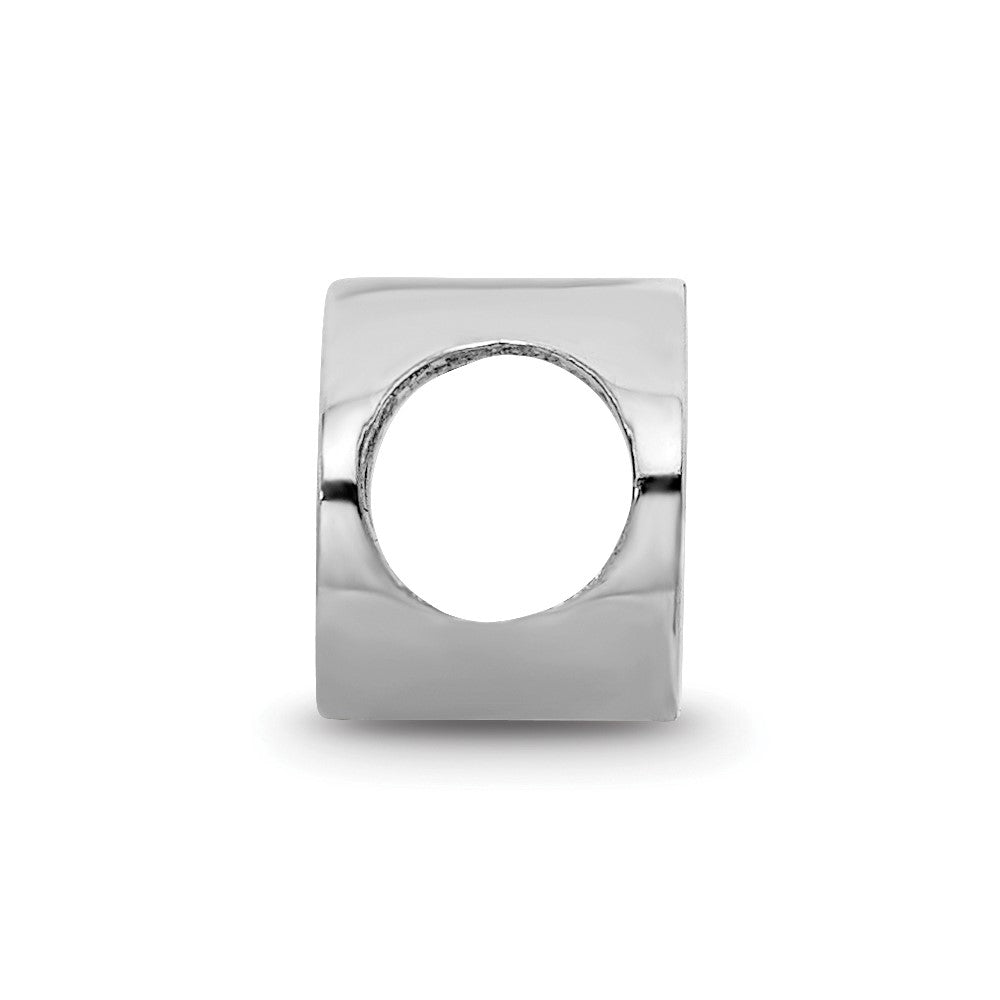 Sterlingsilber Rhodiniert Logoart University Of Georgia Emaille Perle