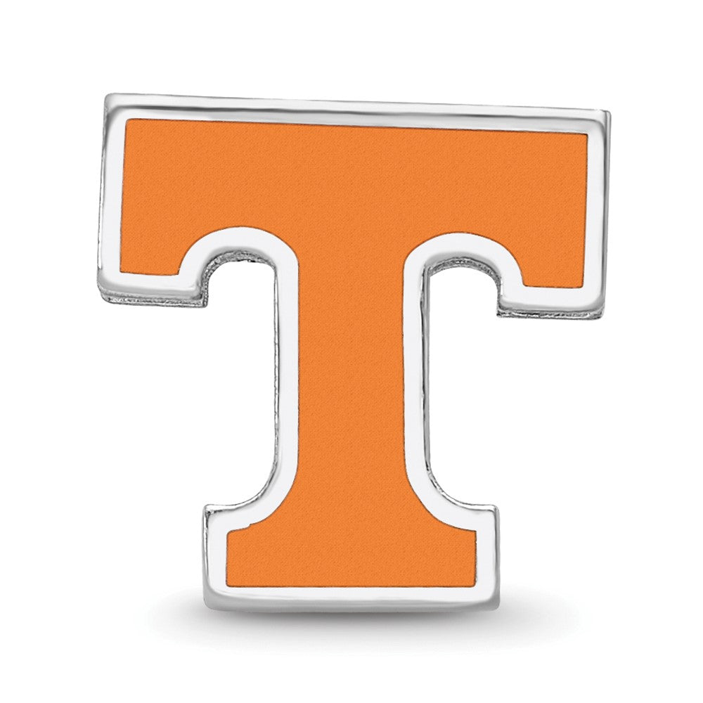 Sterlingsilber Rhodiniert Logoart U. Of Tennessee Emailliert Perle