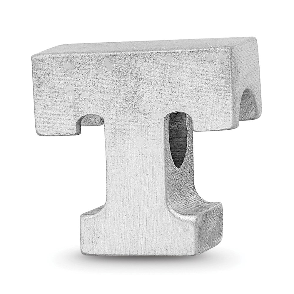 Sterlingsilber Rhodiniert Logoart U. Of Tennessee Emailliert Perle