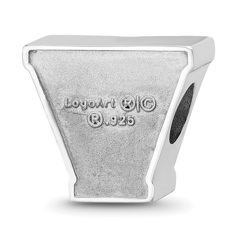 Sterlingsilber Rhodiniert Logoart Villanova University Emailliert Perle