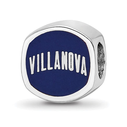 Sterlingsilber Rhodiniert Logoart Villanova University Emailliert Perle