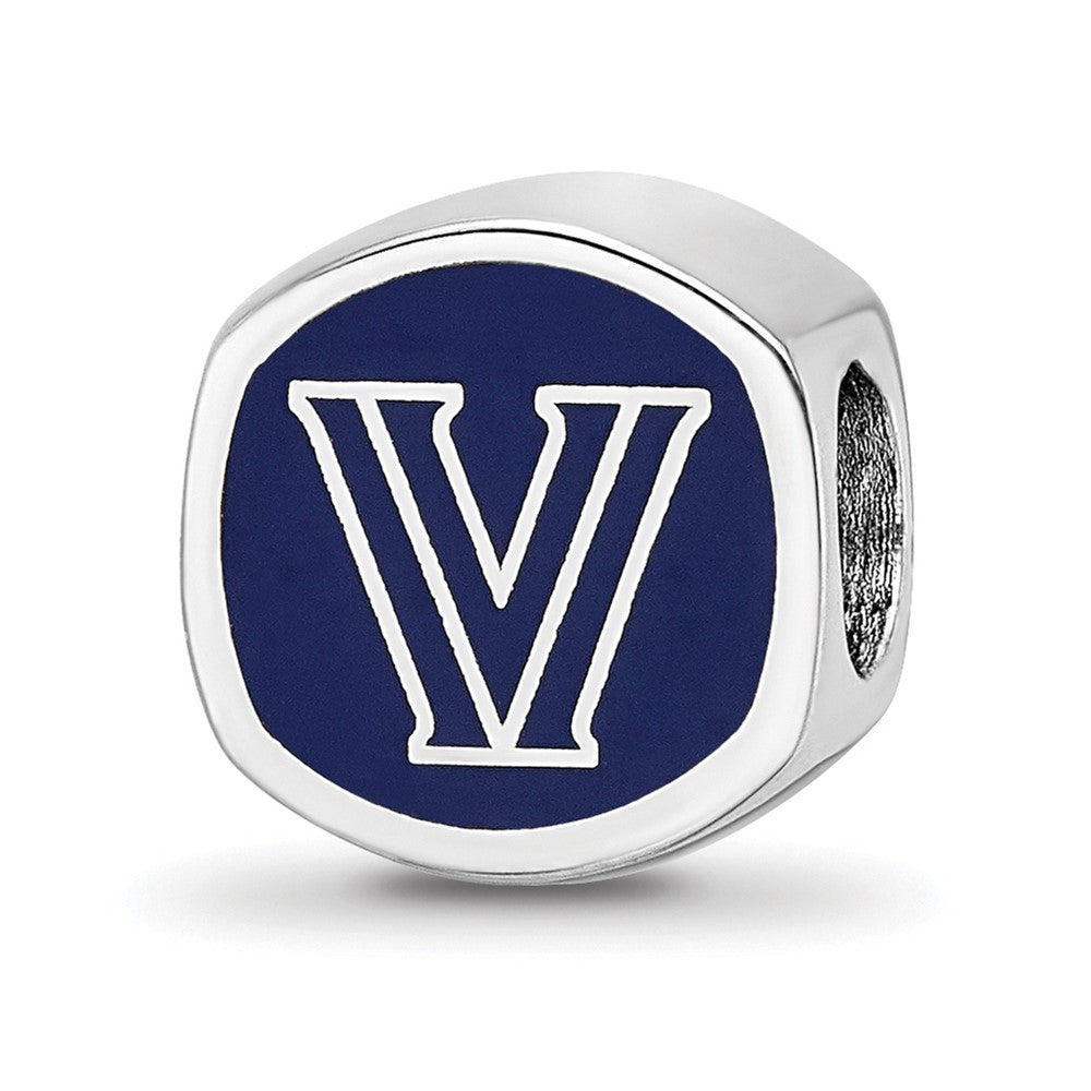 Sterlingsilber Rhodiniert Logoart Villanova University Emailliert Perle