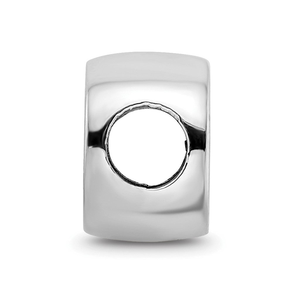 Sterlingsilber Rhodiniert Logoart Virginia Tech V-t Emaille Perle