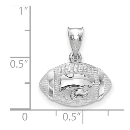 Sterlingsilber Kansas State University Football Anhänger