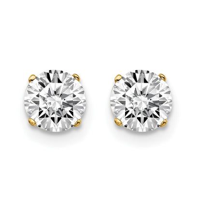 14K Gelbgold 14ky 1.00ct. I2 K L Diamant Ohrstecker Push auf Ohrstecker