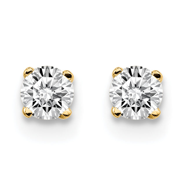 14 Karat 0,20 ct. I2 K-L Diamant-Ohrstecker mit Steckverschluss
