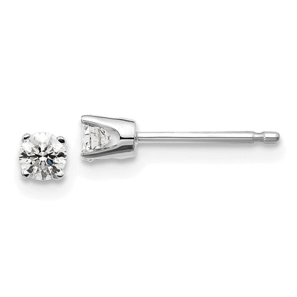 14K Weißgold 14kw.20ct I2 K L Diamant Ohrstecker Push auf Ohrstecker