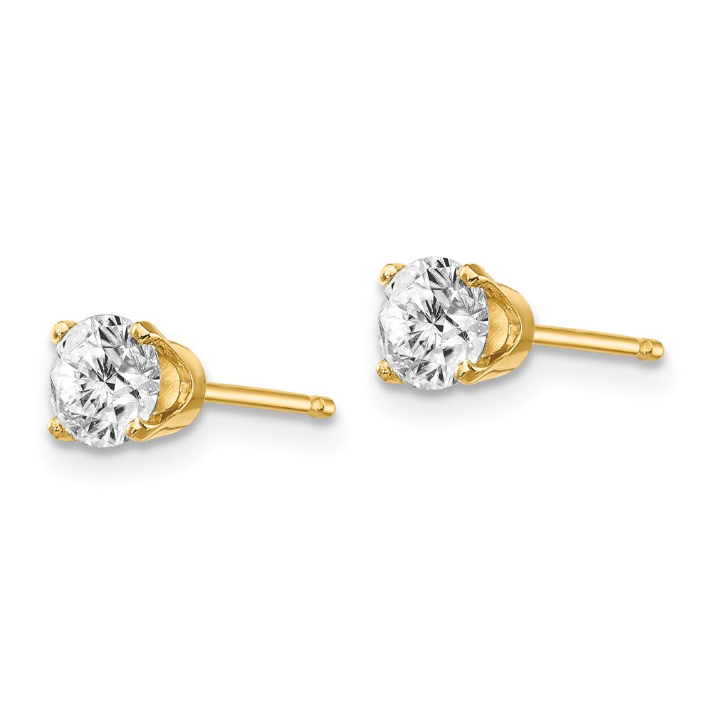 14K Gelbgold 14ky.70ct. I2 K L Diamant Ohrstecker Push auf Ohrstecker