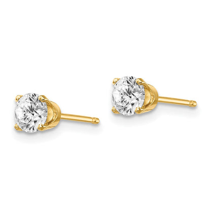 14K Gelbgold 14ky.70ct. I2 K L Diamant Ohrstecker Push auf Ohrstecker