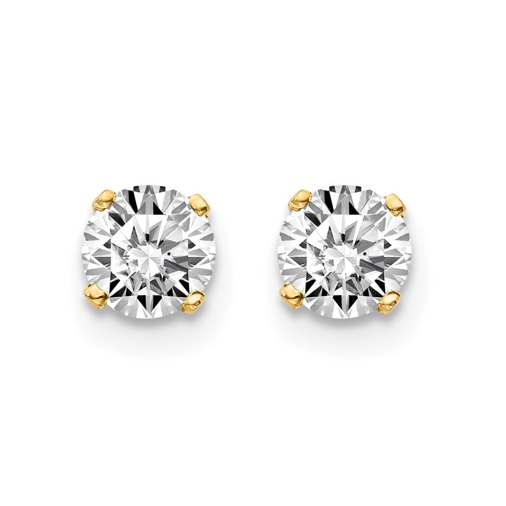 14K Gelbgold 14ky.70ct. I2 K L Diamant Ohrstecker Push auf Ohrstecker