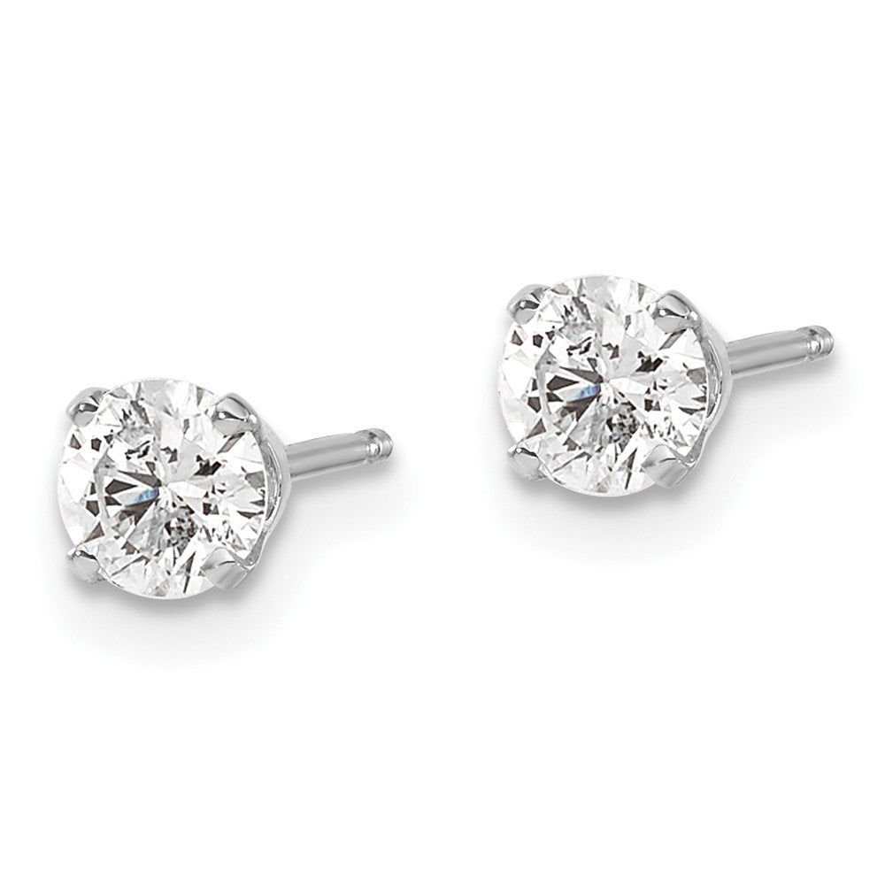 14K Weißgold 14kw.70ct I2 K L Diamant Ohrstecker Push auf Ohrstecker