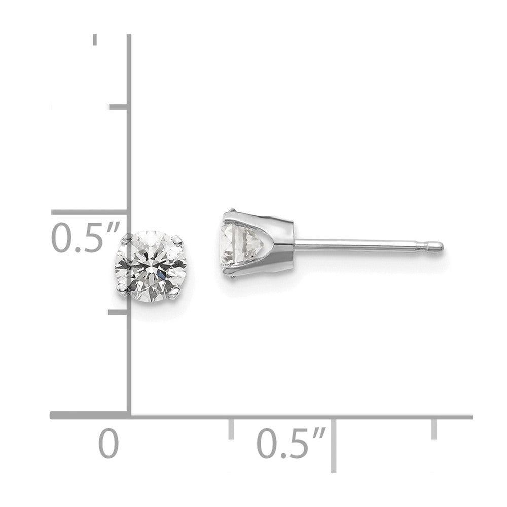 14K Weißgold 14kw.70ct I2 K L Diamant Ohrstecker Push auf Ohrstecker