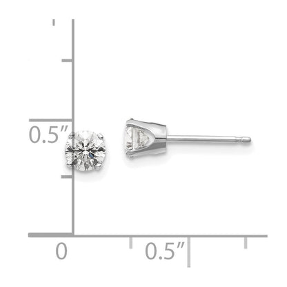14K Weißgold 14kw.70ct I2 K L Diamant Ohrstecker Push auf Ohrstecker