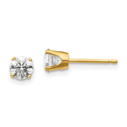 14K Gelbgold 14ky.70ct. I2 K L Diamant Ohrstecker Push auf Ohrstecker