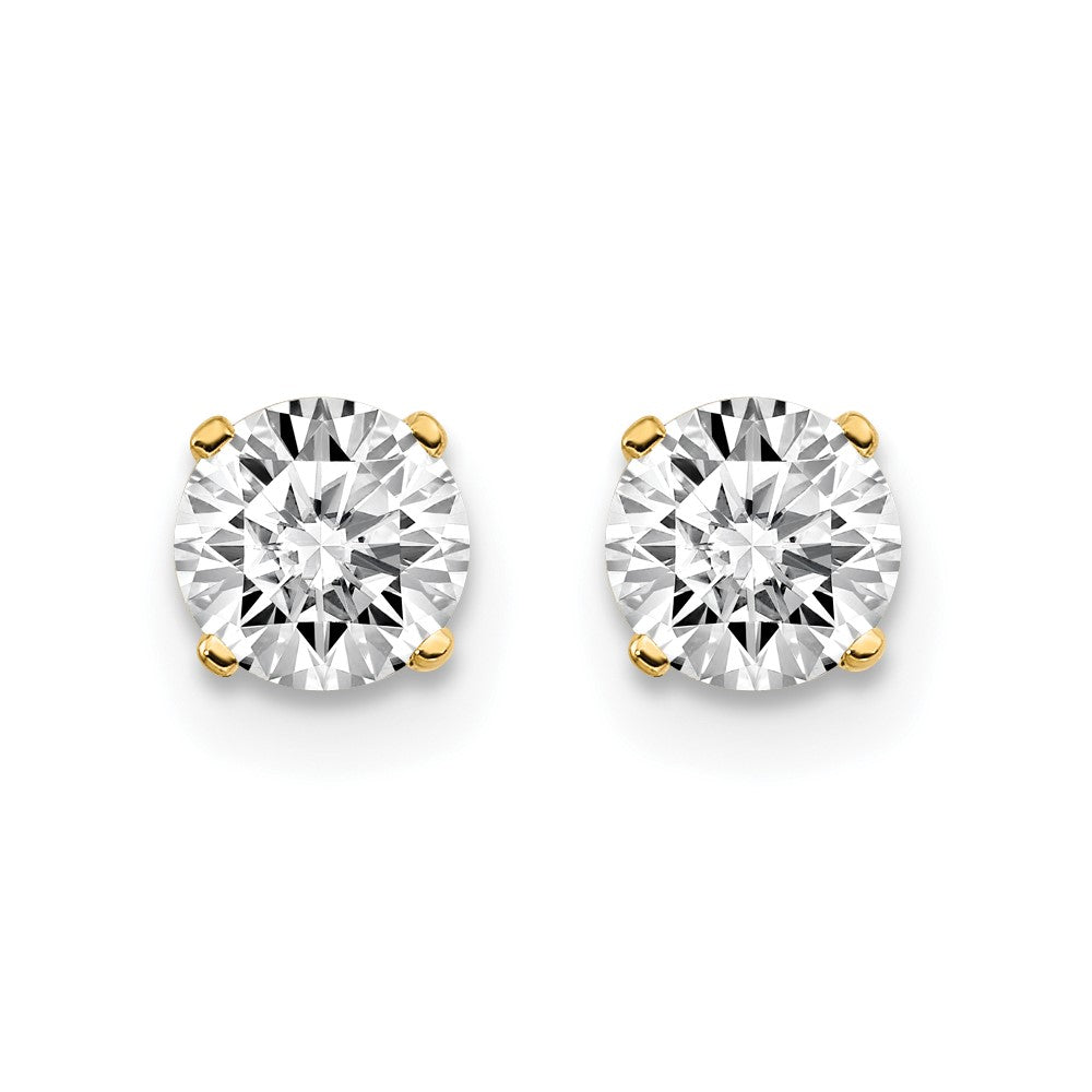 14K Gelbgold 14ky.75ct. I2 K L Diamant Ohrstecker Push auf Ohrstecker