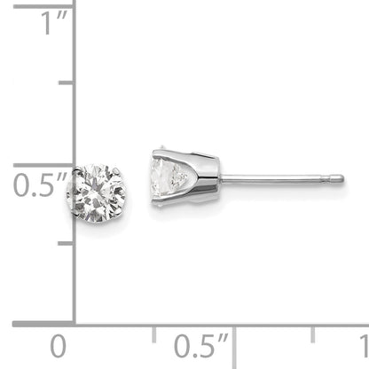 14K Weißgold 14kw.85ct I2 K L Diamant Ohrstecker Push auf Ohrstecker