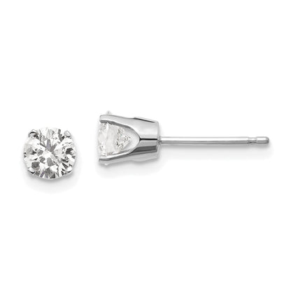 14K Weißgold 14kw.85ct I2 K L Diamant Ohrstecker Push auf Ohrstecker