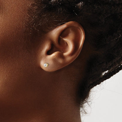 14K .20ct. I1 J K Diamant-Ohrstecker mit Push-on-Verschluss