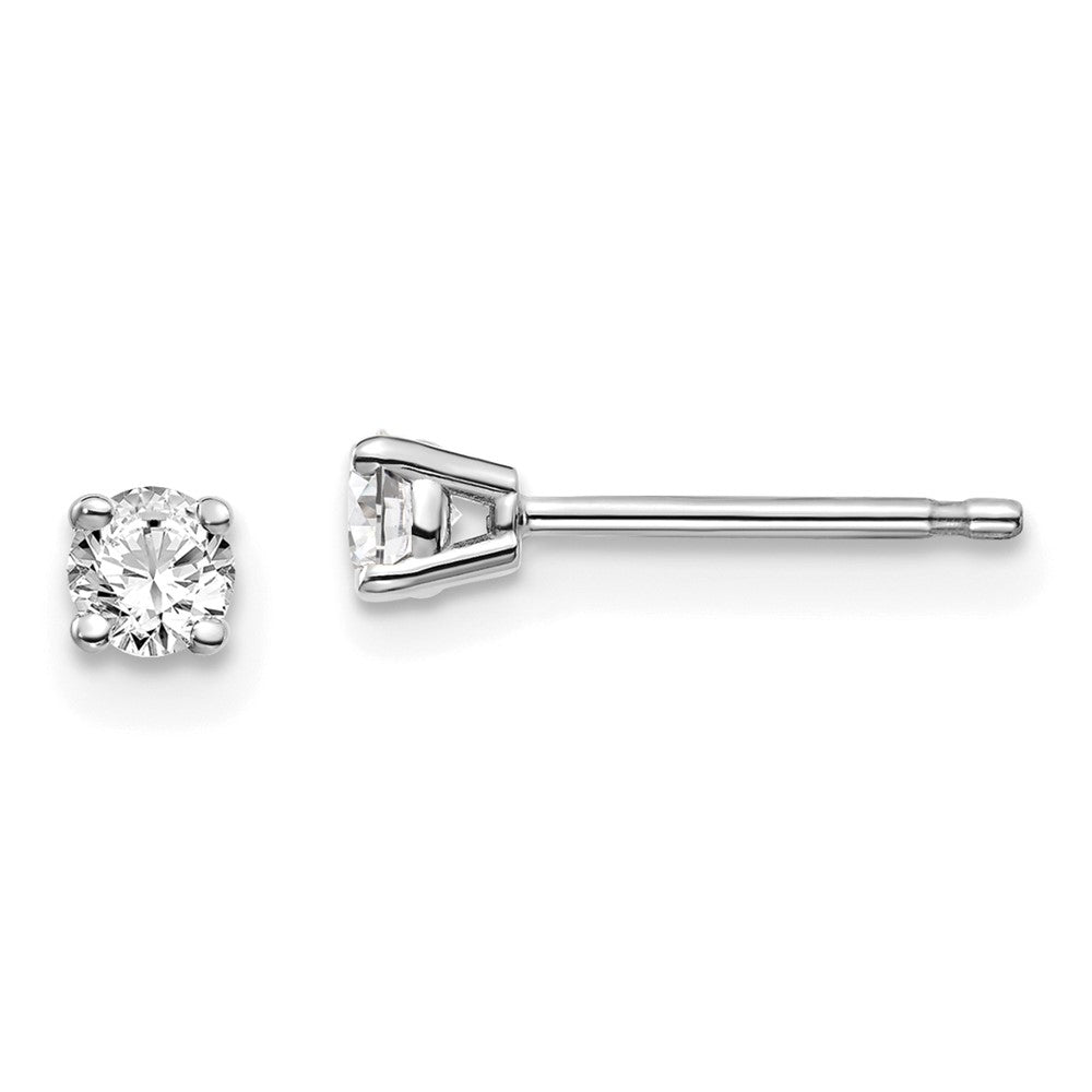 14K Weißgold 14kw.20ct I1 J K Diamant Ohrstecker Push auf Ohrstecker