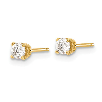 14K .30 ct. I1 J K Diamant-Ohrstecker mit Push-on-Verschluss