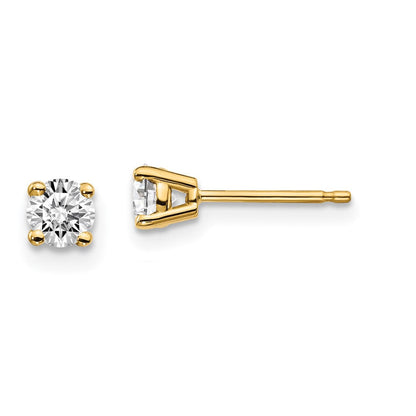 14K .30 ct. I1 J K Diamant-Ohrstecker mit Push-on-Verschluss