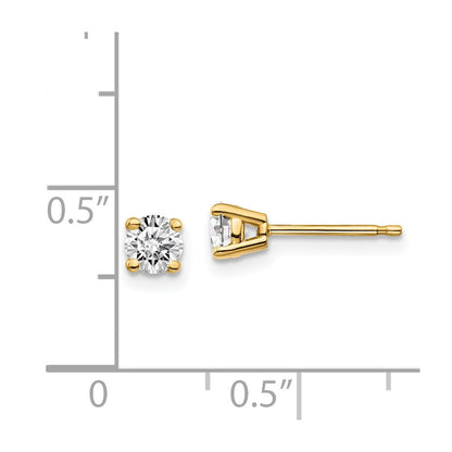 14 Karat 0,50 ct. I1 J-K Diamant-Ohrstecker mit Steckverschluss