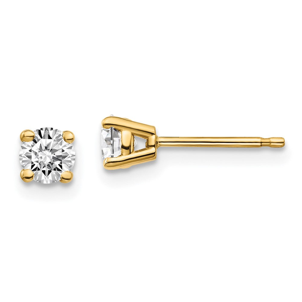 14 Karat 0,50 ct. I1 J-K Diamant-Ohrstecker mit Steckverschluss